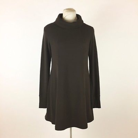CAbi Tops - Cabi Brown Cowl Neck Tunic Dress